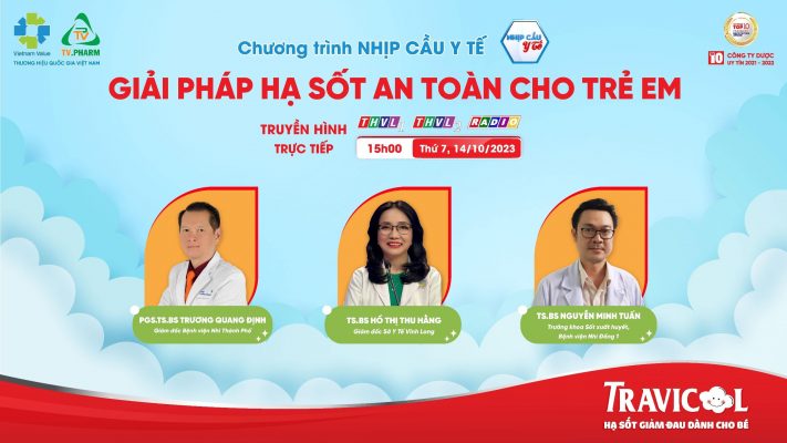 Chương trình Nhịp cầu y tế - Giải pháp hạ sốt an toàn cho trẻ em